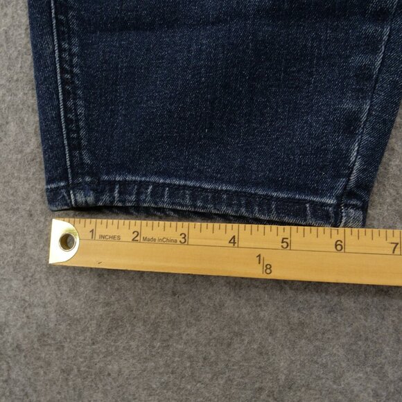 Volcom Jeans Womens 24 W Plus Blue Skinny Ankle Legging Fit Stretch Zip Fly - Picture 16 of 16